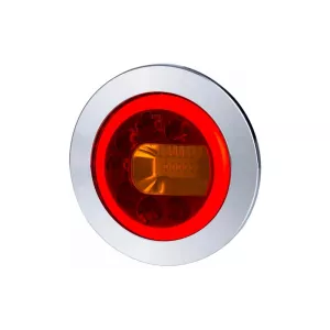 ЗАДНИЙ КОМБИНИРОВАННЫЙ ФОНАРЬ (LED) ОРАНЖЕВЫЙ - КРАСНЫЙ 12 / 24V ПРАВАЯ