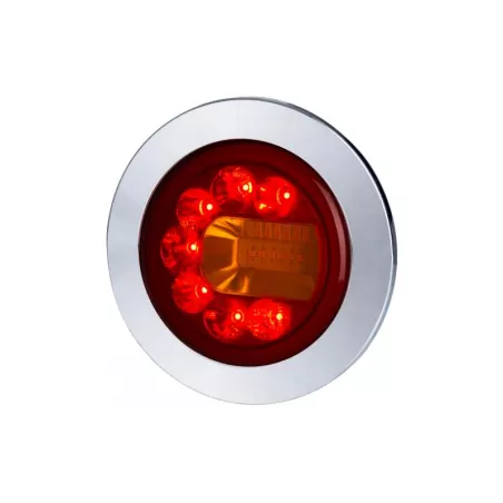 Feu Multifonction Arrière (LED) Orange - Rouge 12 / 24V Droit