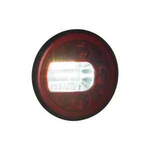 ЗАДНИЙ КОМБИНИРОВАННЫЙ ФОНАРЬ (LED) БЕЛЫЙ - КРАСНЫЙ 12 / 24V ЛЕВАЯ