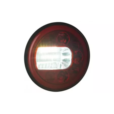 ЗАДНИЙ КОМБИНИРОВАННЫЙ ФОНАРЬ (LED) БЕЛЫЙ - КРАСНЫЙ 12 / 24V ЛЕВАЯ