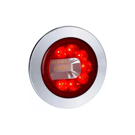 ЗАДНИЙ КОМБИНИРОВАННЫЙ ФОНАРЬ (LED) БЕЛЫЙ - КРАСНЫЙ 12 / 24V ЛЕВАЯ