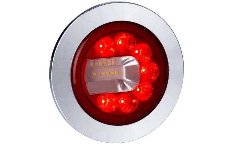 Multifunction Rear Lamp (LED) White - Red 12 / 24V Left