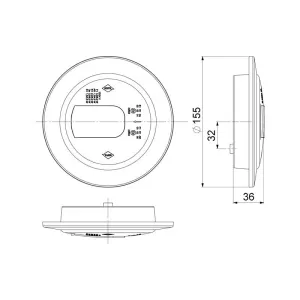 Luz Combinada Trasera (LED) Blanca - Roja 12 / 24V Izquierdo