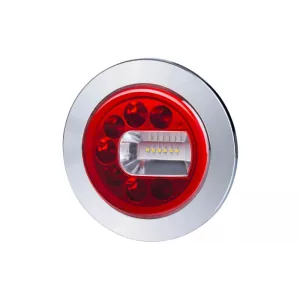 ЗАДНИЙ КОМБИНИРОВАННЫЙ ФОНАРЬ (LED) БЕЛЫЙ - КРАСНЫЙ 12 / 24V ПРАВАЯ