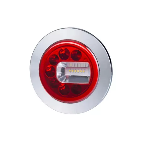 Feu Multifonction Arrière (LED) Blanc - Rouge 12 / 24V Droit