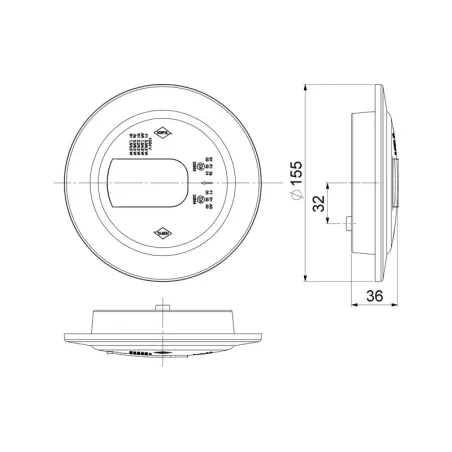 ЗАДНИЙ КОМБИНИРОВАННЫЙ ФОНАРЬ (LED) БЕЛЫЙ - КРАСНЫЙ 12 / 24V ПРАВАЯ