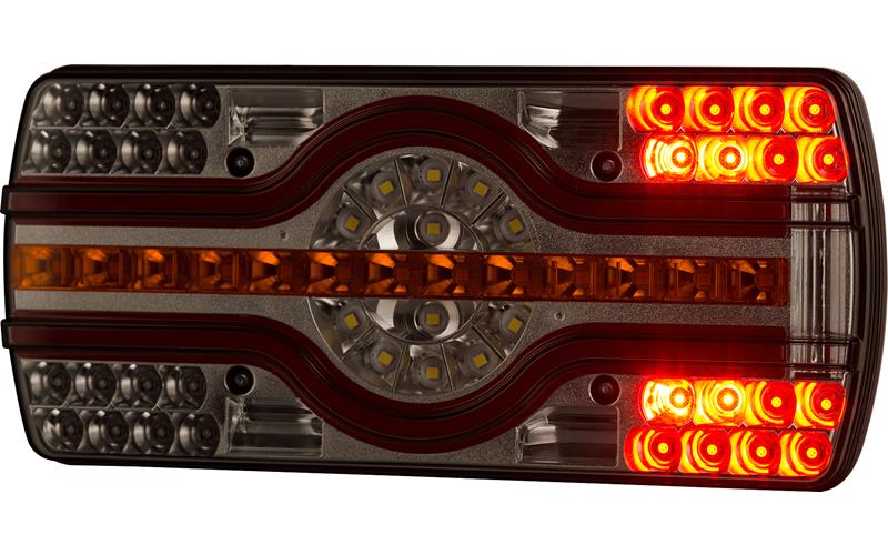 Multifunction Rear Lamp (LED) White - Orange - Red 12 / 24V Universal