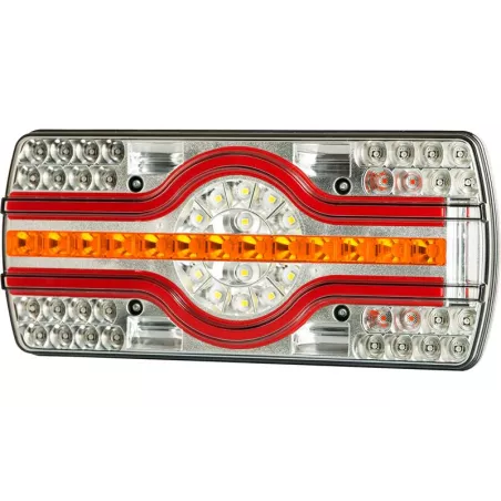 Integrierte Rückleuchte (LED) Weiß - Orange - Rot 12 / 24V Gauche