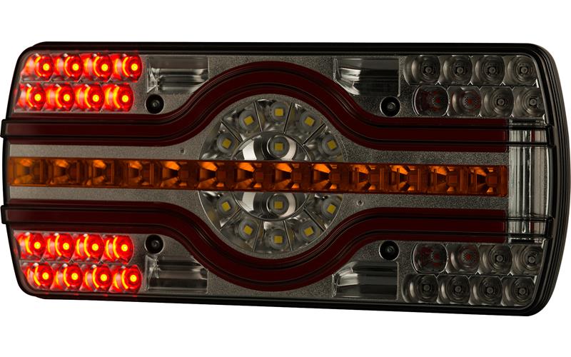 Multifunction Rear Lamp (LED) White - Orange - Red 12 / 24V Left