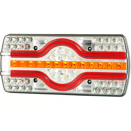 Multifunction Rear Lamp (LED) White - Orange - Red 12 / 24V Right