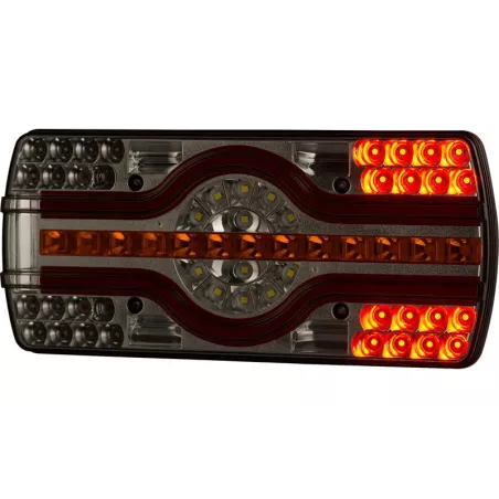 Luz Combinada - Iluminación de La Placa de MatrÍcula Lateral (LED) Blanca - Amarilla - Roja 12 / 24V Derecho