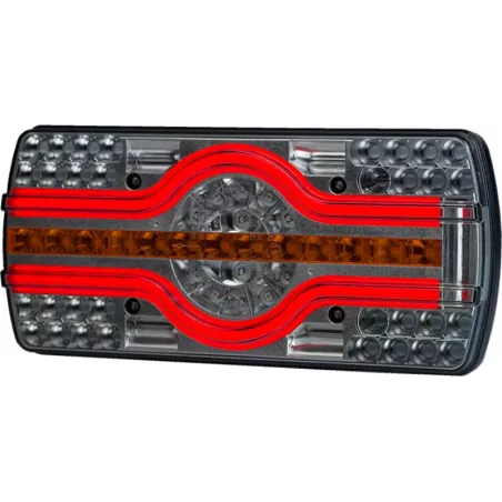 Multifunction Rear Lamp. Number Plate Light - Underarm (LED) White - Orange - Red 12 / 24V Left