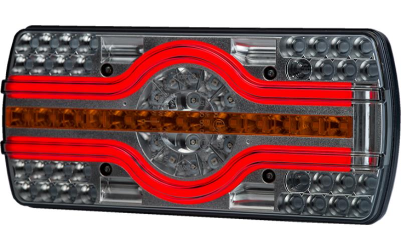 Luz Combinada - Iluminación de La MatrÍcula En La Parte Inferior (LED) Blanca - Amarilla - Roja 12 / 24V Izquierdo