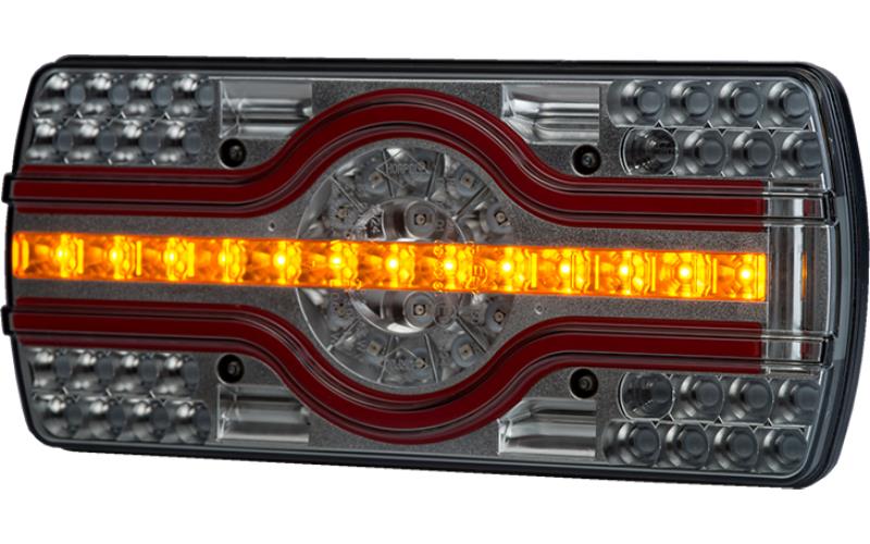 Luz Combinada - Iluminación de La MatrÍcula En La Parte Inferior (LED) Blanca - Amarilla - Roja 12 / 24V Izquierdo