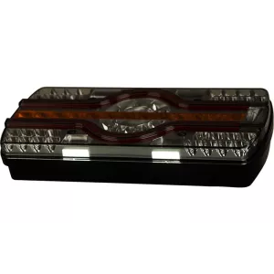 Lampa Zespolona Ze światłem Oświetlenia Tablicy Rejestracyjnej Dolne (LED) Biało - Pomarańczowo - Czerwony 12 / 24V Lewy