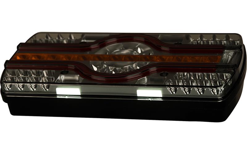 Integrierte Rückleuchte (LED) Weiß - Orange - Rot 12 / 24V Gauche