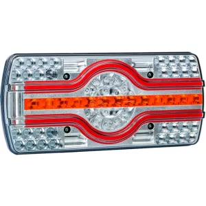 Luz Combinada - Iluminación de La MatrÍcula En La Parte Inferior (LED) Blanca - Amarilla - Roja 12 / 24V Derecho