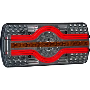 Multifunction Rear Lamp. Number Plate Light - Underarm (LED) White - Orange - Red 12 / 24V Right