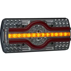 Feu Multifonction (LED) Blanc - Orange - Rouge 12 / 24V Droit