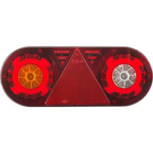 Multifunction Rear Lamp, 6-function (LED) White - Orange - Red 12 / 24V Left