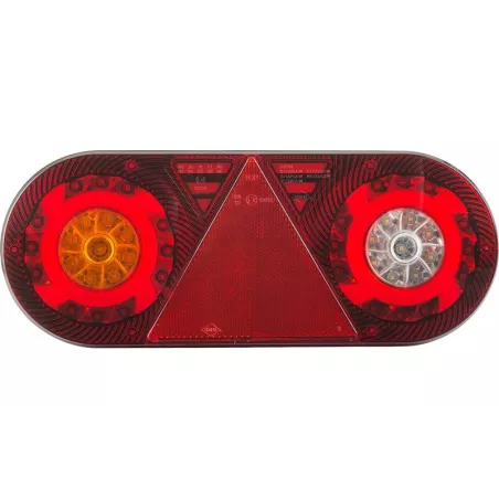 Integrierte Rückleuchte (LED) Weiß - Orange - Rot 12 / 24V Gauche