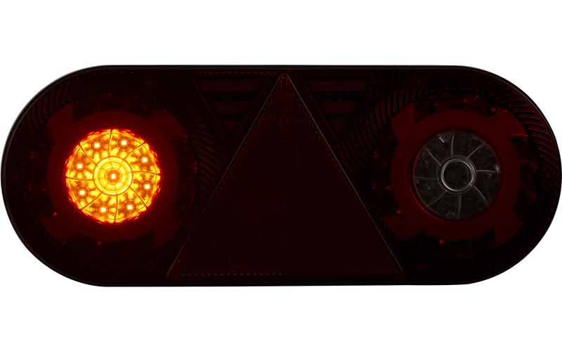 Integrierte Rückleuchte (LED) Weiß - Orange - Rot 12 / 24V Gauche