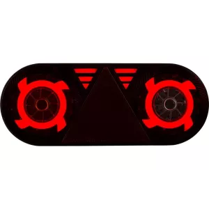 Integrierte Rückleuchte (LED) Weiß - Orange - Rot 12 / 24V Gauche