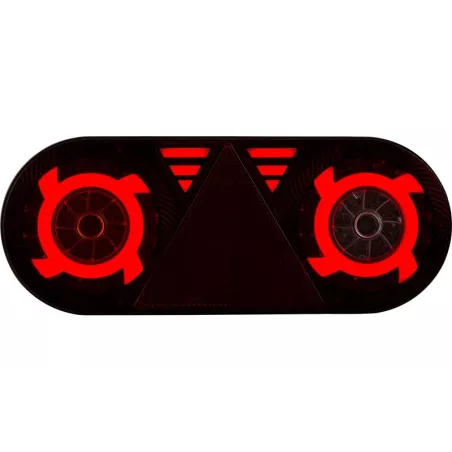 Integrierte Rückleuchte (LED) Weiß - Orange - Rot 12 / 24V Gauche