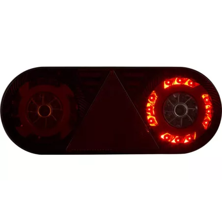 Integrierte Rückleuchte (LED) Weiß - Orange - Rot 12 / 24V Gauche