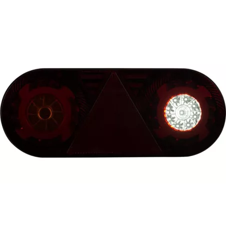 Integrierte Rückleuchte (LED) Weiß - Orange - Rot 12 / 24V Gauche