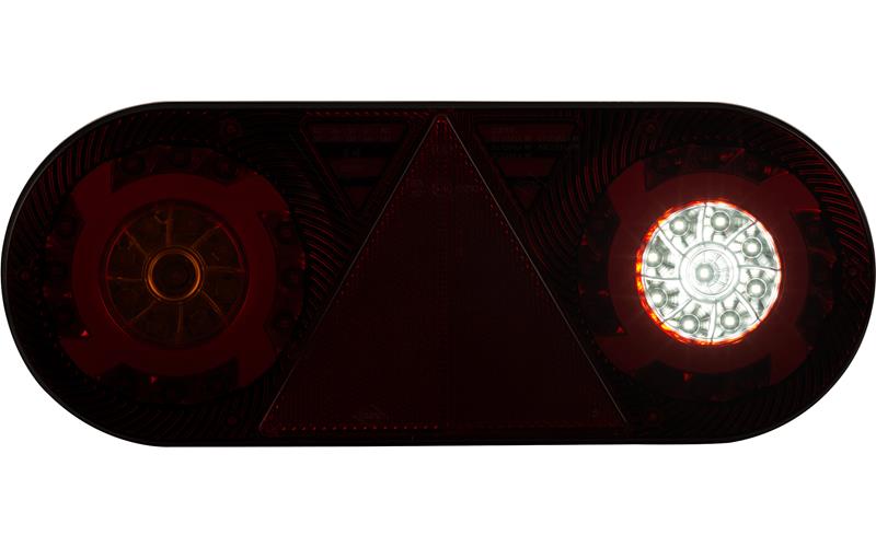 Luz Combinada Trasera, 6 Funciones (LED) Blanca - Amarilla - Roja 12 / 24V Izquierdo