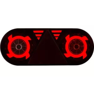 Multifunction Rear Lamp, 6-function (LED) White - Orange - Red 12 / 24V Right