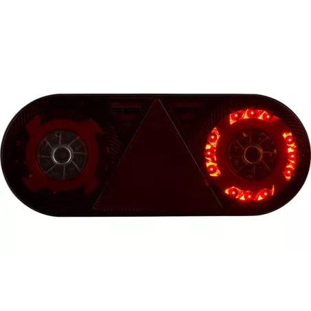 Multifunction Rear Lamp, 6-function (LED) White - Orange - Red 12 / 24V Right