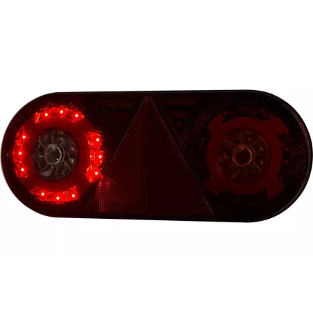 Integrierte Rückleuchte (LED) Weiß - Orange - Rot 12 / 24V Recht
