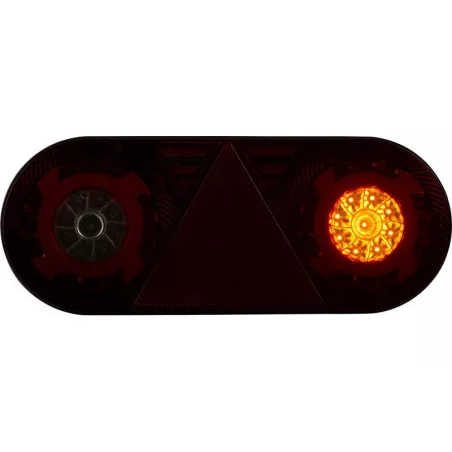 Multifunction Rear Lamp, 6-function (LED) White - Orange - Red 12 / 24V Right