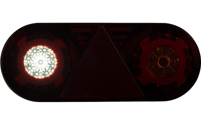 Multifunction Rear Lamp, 6-function (LED) White - Orange - Red 12 / 24V Right