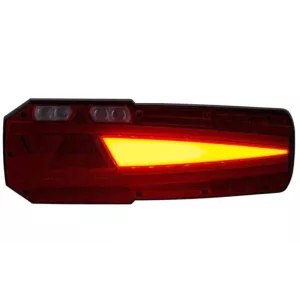 Multifunktions-Heckleuchte Mit Rückstrahlendem Dreieck (LED) Weiß - Orange - Rot 12 / 24V Gauche