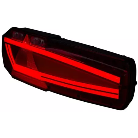 Rear Multifunction Light With Retroreflective Triangle (LED) White - Orange - Red 12 / 24V Left