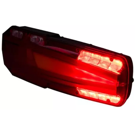 Rear Multifunction Light With Retroreflective Triangle (LED) White - Orange - Red 12 / 24V Left