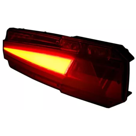 Lampa Zespolona Tylna 6-funkcyjna (LED) Biało - Pomarańczowo - Czerwony 12 / 24V Prawa