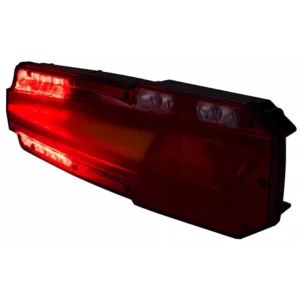 Multifunktions-Heckleuchte Mit Rückstrahlendem Dreieck (LED) Weiß - Orange - Rot 12 / 24V Recht