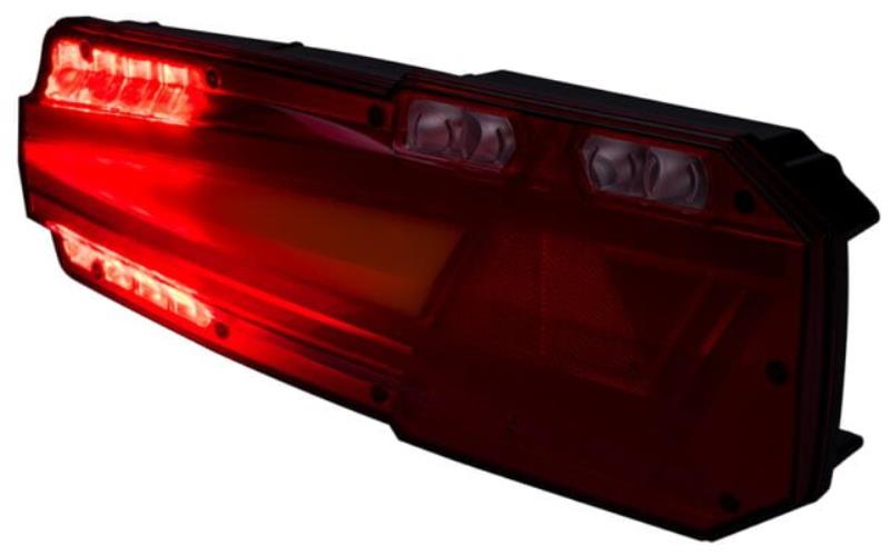 Rear Multifunction Light With Retroreflective Triangle (LED) White - Orange - Red 12 / 24V Right