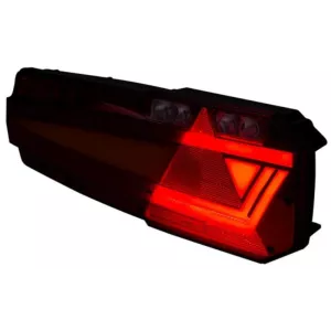 ЗАДНИЙ КОМБИНИРОВАННЫЙ ФОНАРЬ СО СВЕТООТРАЖАЮЩИМ ТРЕУГОЛЬНИКОМ (LED) БЕЛЫЙ - ОРАНЖЕВЫЙ - КРАСНЫЙ 12 / 24V ПРАВАЯ