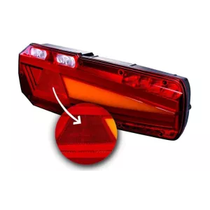 Rear Multifunction Light With Reflective Device (LED) White - Orange - Red 12 / 24V Left