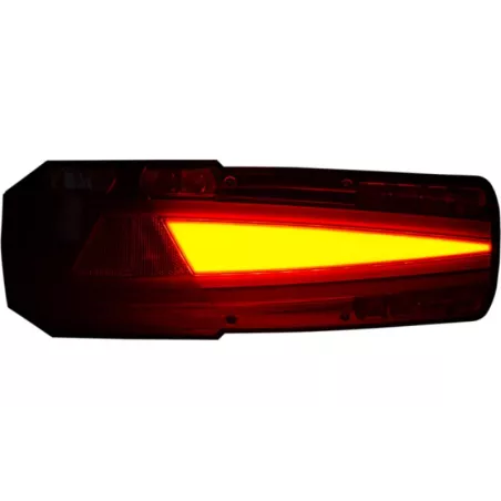 Multifunktions-Heckleuchte Mit Rückstrahler (LED) Weiß - Orange - Rot 12 / 24V Gauche