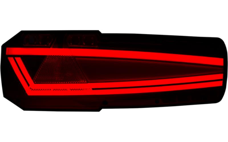Feu Arrière Multifonction Avec Réflecteur (LED) Blanc - Orange - Rouge 12 / 24V Gauche