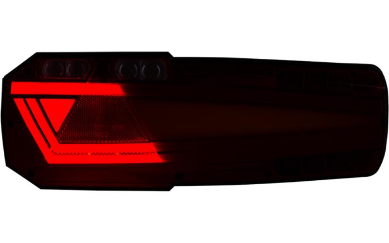 Multifunktions-Heckleuchte Mit Rückstrahler (LED) Weiß - Orange - Rot 12 / 24V Gauche