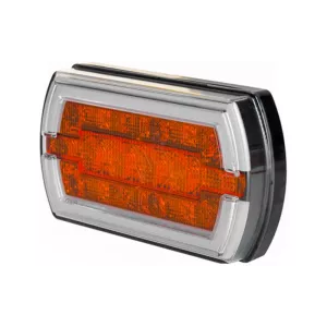 FEUX AVANT MULTIFONCTION (LED) BLANC - ORANGE 12/24V UNIVERSEL