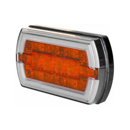 Integrierte Vordere Leuchte (LED) Weiß - Orange 12 / 24V Universal