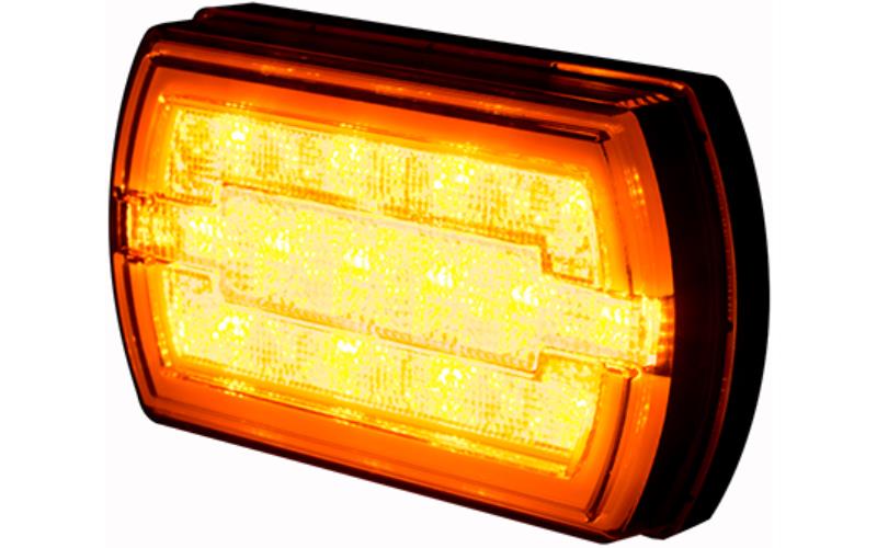 Integrierte Vordere Leuchte (LED) Weiß - Orange 12 / 24V Universal